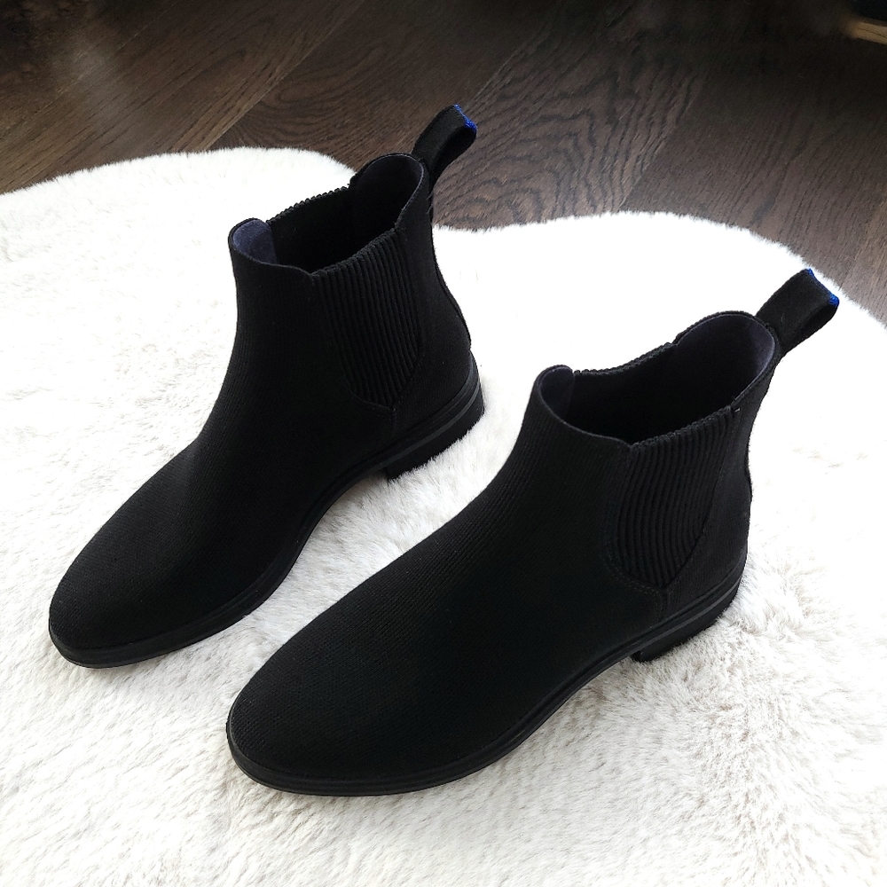 Rothys Wool Knit Chelsea Utility Boot - Picture 9 of 15